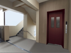 エレベーター内装